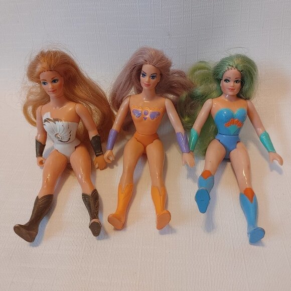 SHE-RA PRINCESS OF POWER SHE-RA 1984 LOT OF 3 MATTEL - Picture 1 of 4